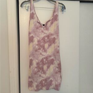 Kendall & Kylie mini tie dye dress